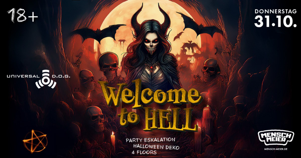 WELCOME TO HELL - DIE HALLOWEENPARTY AUF 4 FLOORS